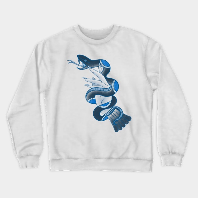 Serpents Touch Crewneck Sweatshirt by meredithaureliaart